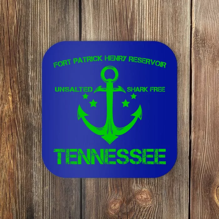 Fort Patrick Henry Reservoir Tennessee Funny Fishing Gift Coaster