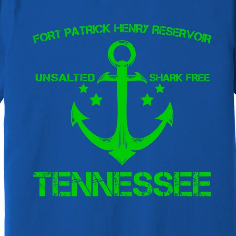 Fort Patrick Henry Reservoir Tennessee Funny Fishing Gift Premium T-Shirt