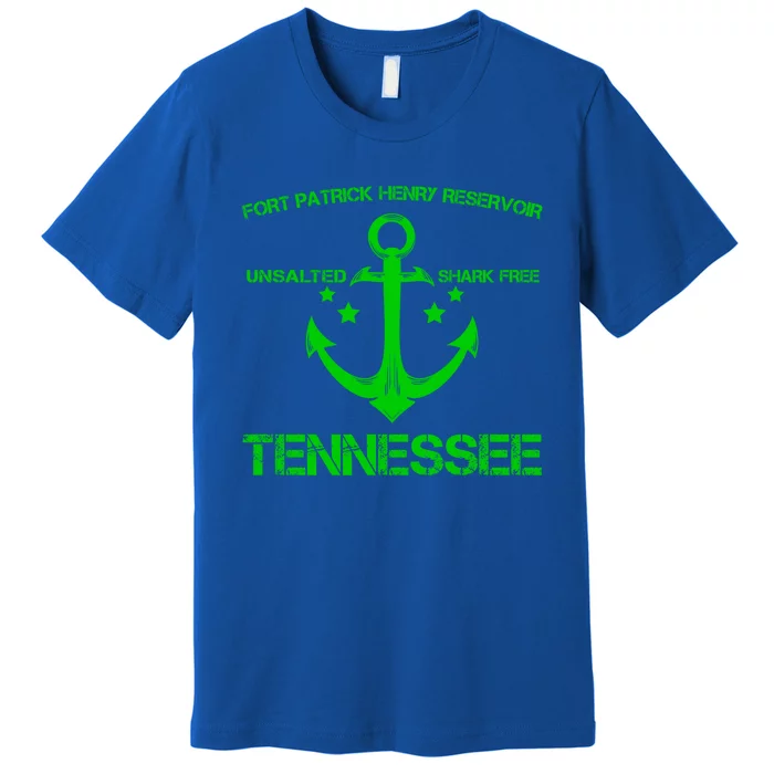 Fort Patrick Henry Reservoir Tennessee Funny Fishing Gift Premium T-Shirt