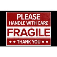 Fragile Please Handle With Care Sensitive Personality Bumper Sticker