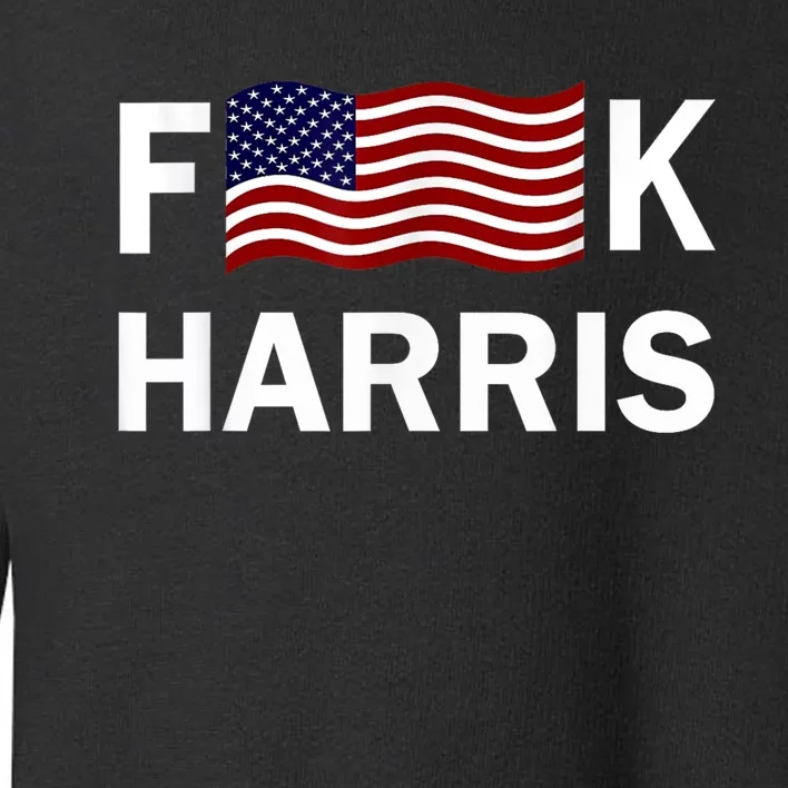 Fkh Political Humor F Kamala Harris Conservative Republican Toddler Sweatshirt