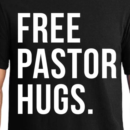 Free Pastor Hugs Funny Bible Church Humor Christian Greeter Pajama Set