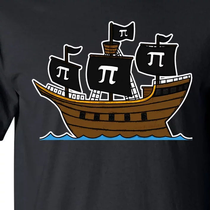 Funny Pi-rate Happy Pi Day Math Geek Pirate Lover Tall T-Shirt