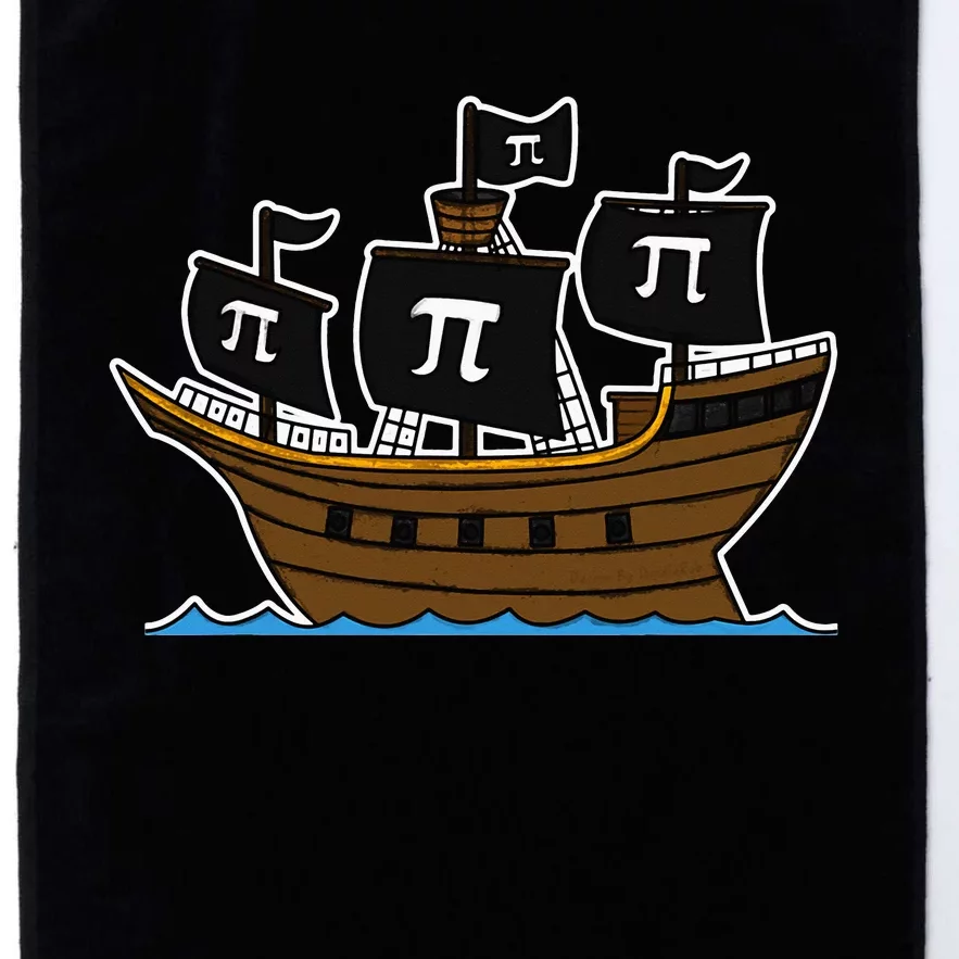 Funny Pi-rate Happy Pi Day Math Geek Pirate Lover Platinum Collection Golf Towel