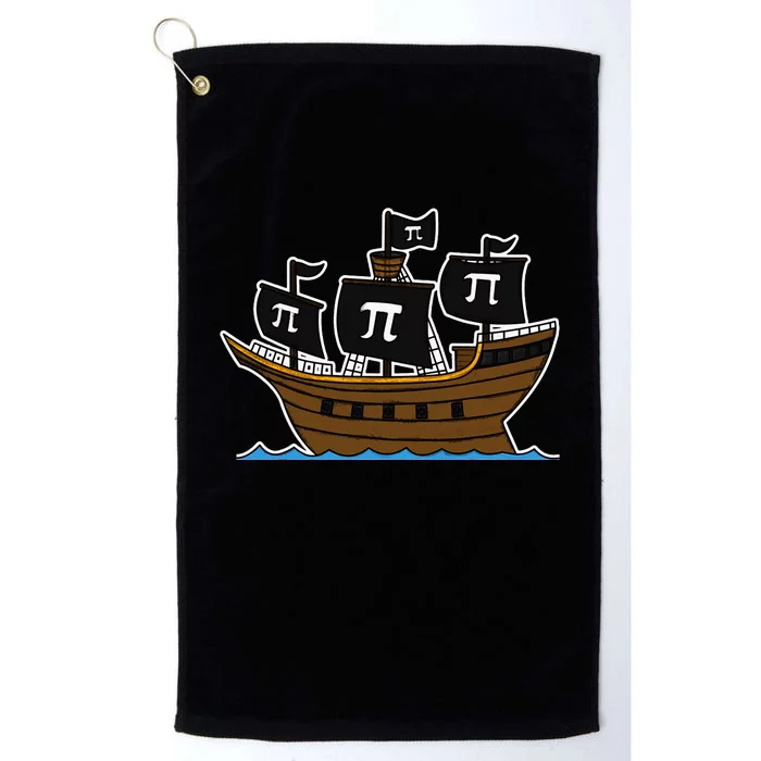 Funny Pi-rate Happy Pi Day Math Geek Pirate Lover Platinum Collection Golf Towel