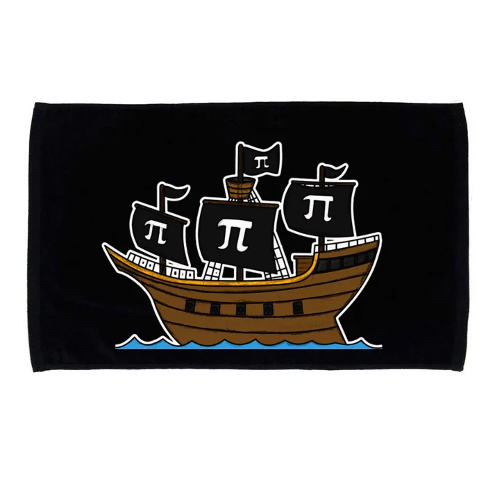 Funny Pi-rate Happy Pi Day Math Geek Pirate Lover Microfiber Hand Towel