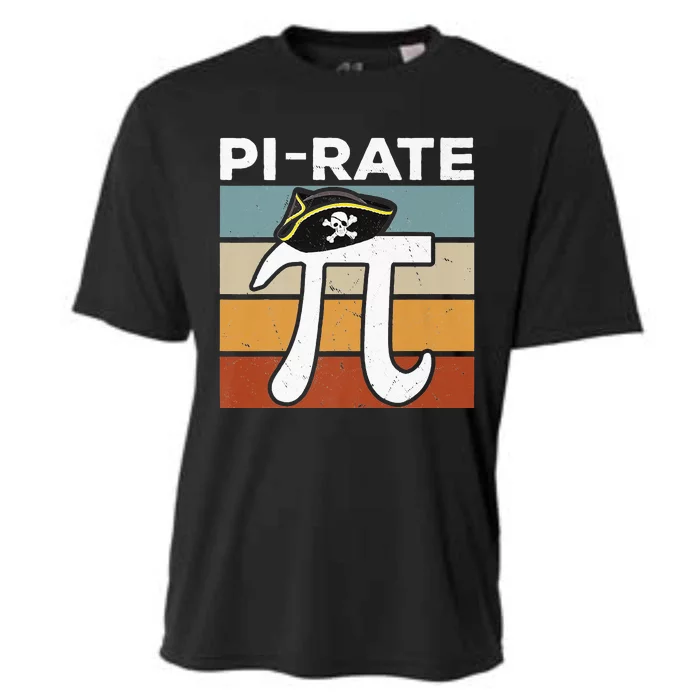 Funny Pi-rate - Happy Pi Day Math Geek Pirate Lover Cooling Performance Crew T-Shirt