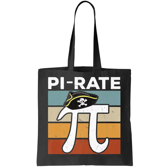 Funny Pi-rate - Happy Pi Day Math Geek Pirate Lover Tote Bag