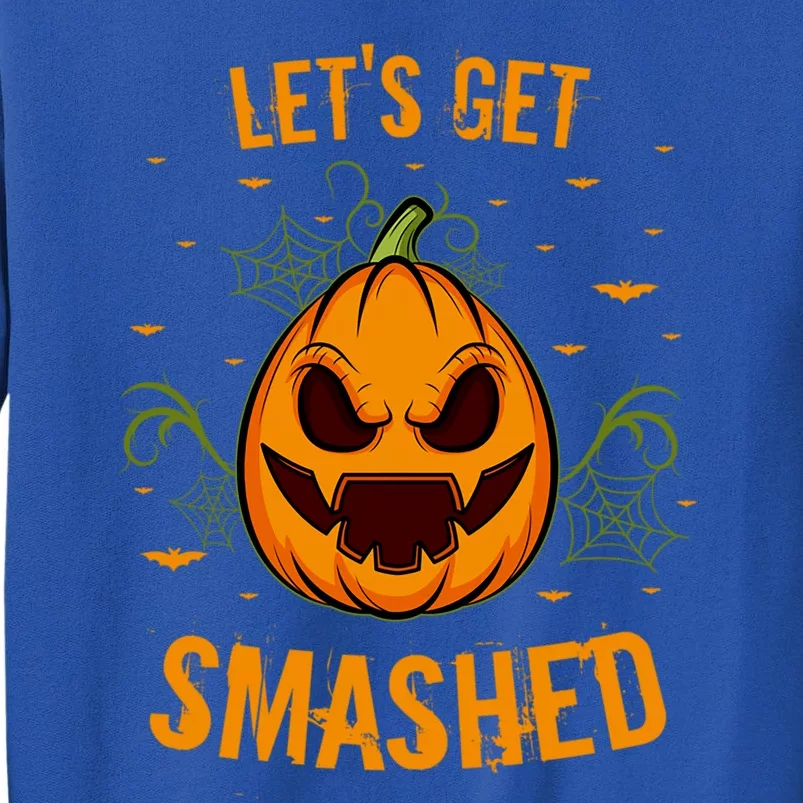 Fun Pumpkin Happy Halloween Party Costume Let’S Get Smashed Gift Sweatshirt