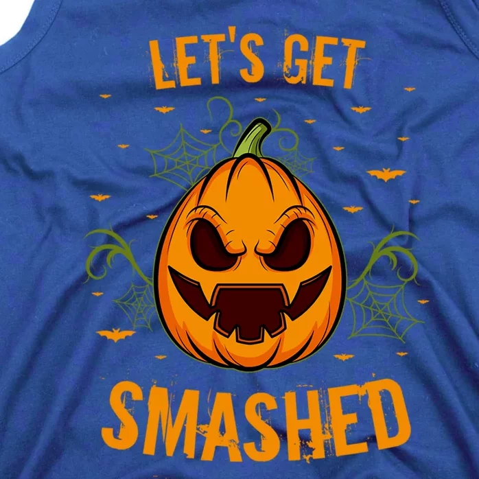 Fun Pumpkin Happy Halloween Party Costume Let’S Get Smashed Gift Tank Top