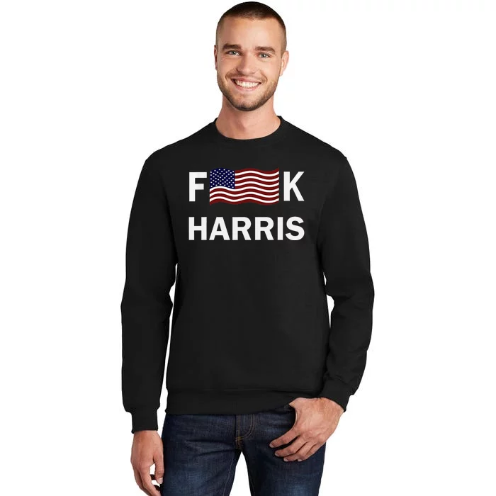 Fkh Political Humor F Kamala Harris Conservative Republican Tall Sweatshirt