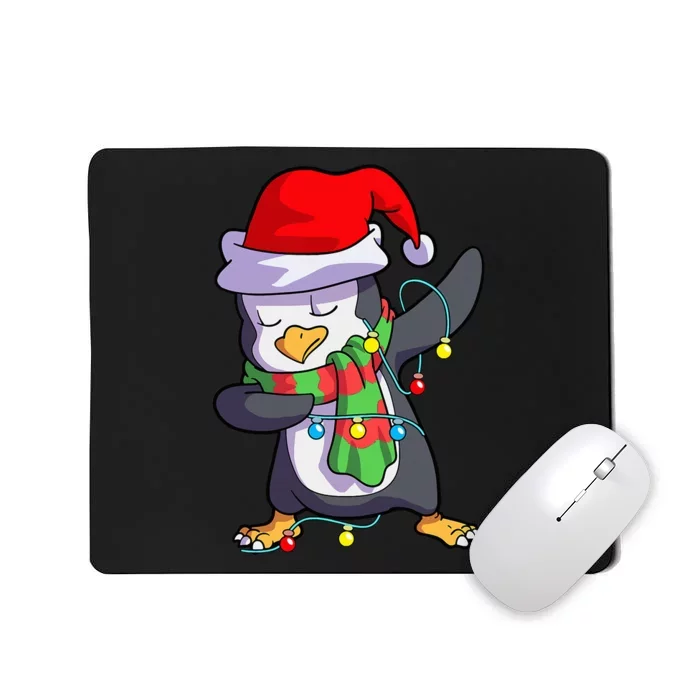 Festive Penguin Holiday Matching Set Mousepad