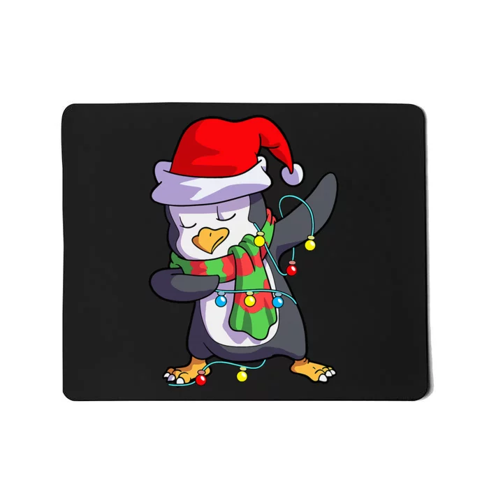 Festive Penguin Holiday Matching Set Mousepad