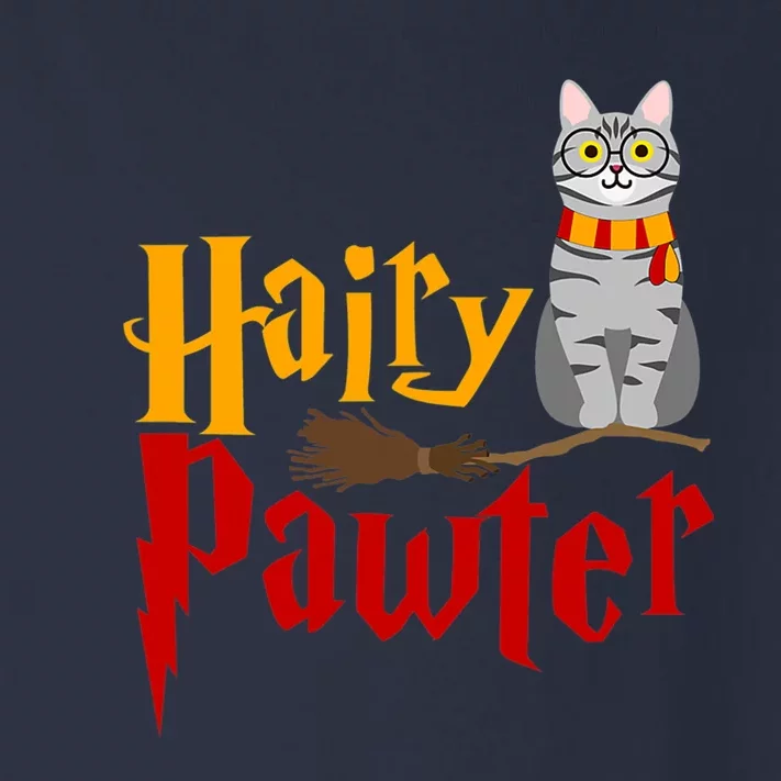 FUNNY Pun Hairy Pawter Wizard Gift For Cat Lovers Toddler Long Sleeve Shirt