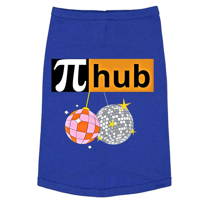 Funny Pi Hub Club 14 March Math Day Pi Day Cute Gift Doggie Tank