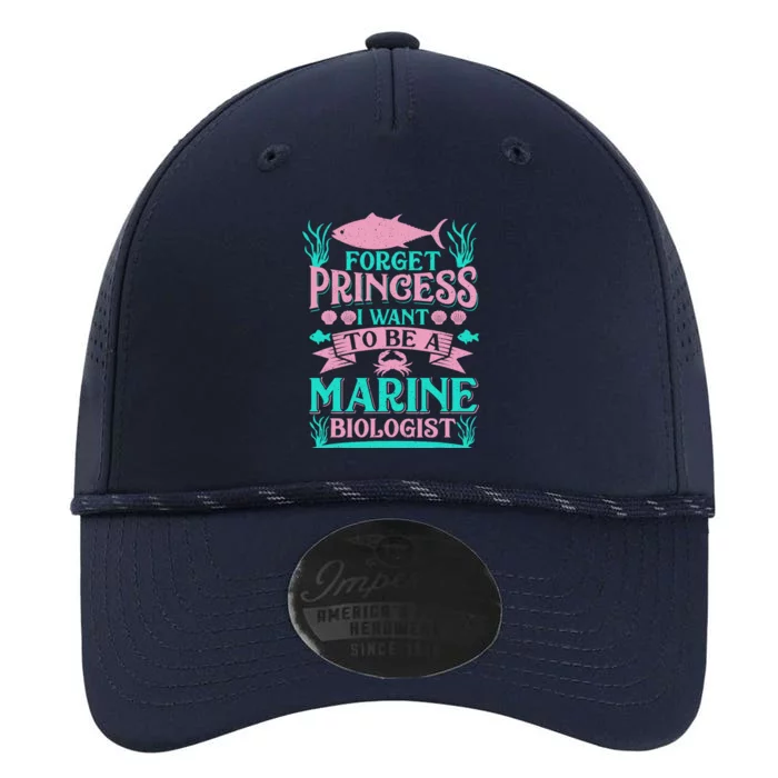 Forget Princess I Want To Be A Marine Biologist Funny Gift Performance The Dyno Cap