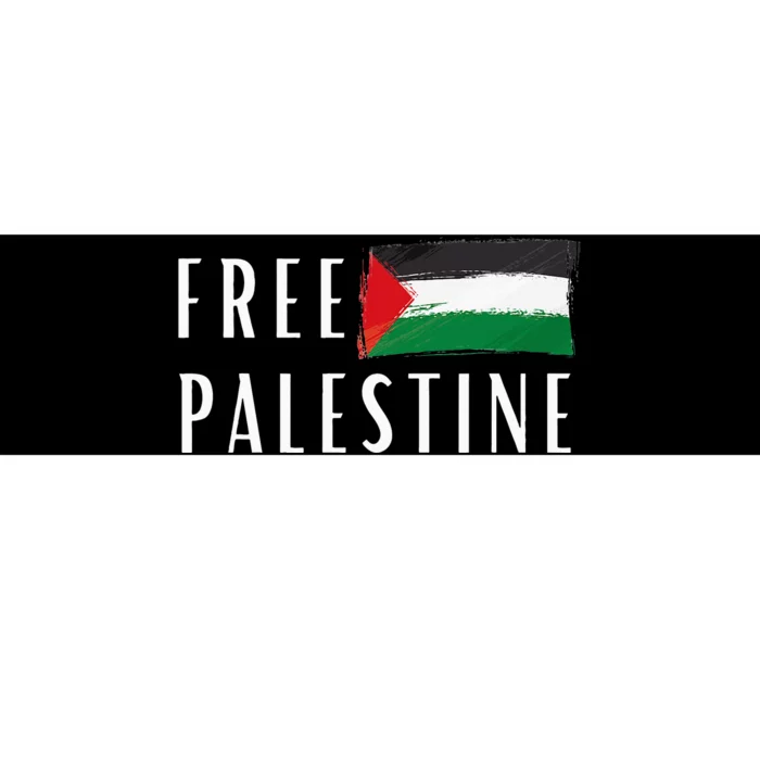 Free Palestine I Support Palestine Freedom Flag Free Gaza Bumper Sticker