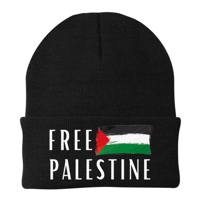 Free Palestine I Support Palestine Freedom Flag Free Gaza Knit Cap Winter Beanie