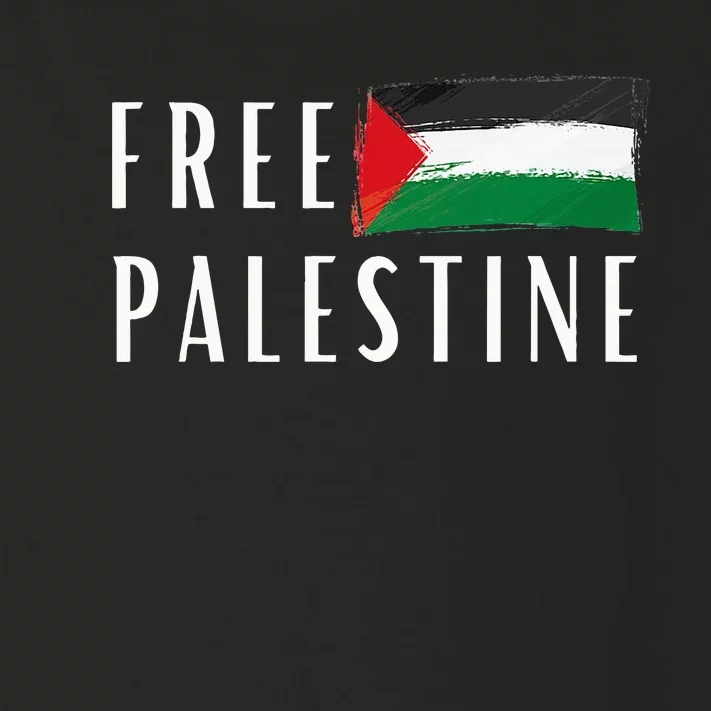 Free Palestine I Support Palestine Freedom Flag Free Gaza Toddler Long Sleeve Shirt