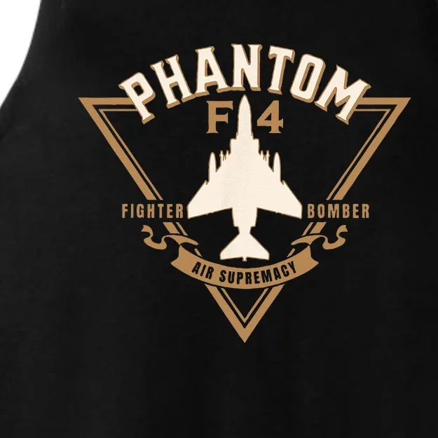 F4 Phantom II Naval Fighter Bomber Jet Interceptor Aircraft Ladies Tri-Blend Wicking Tank