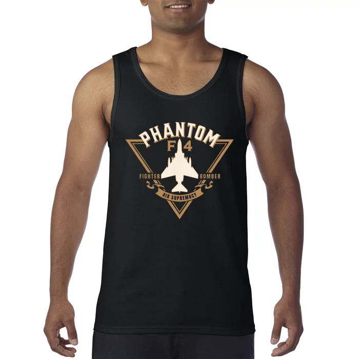 F4 Phantom II Naval Fighter Bomber Jet Interceptor Aircraft Tank Top