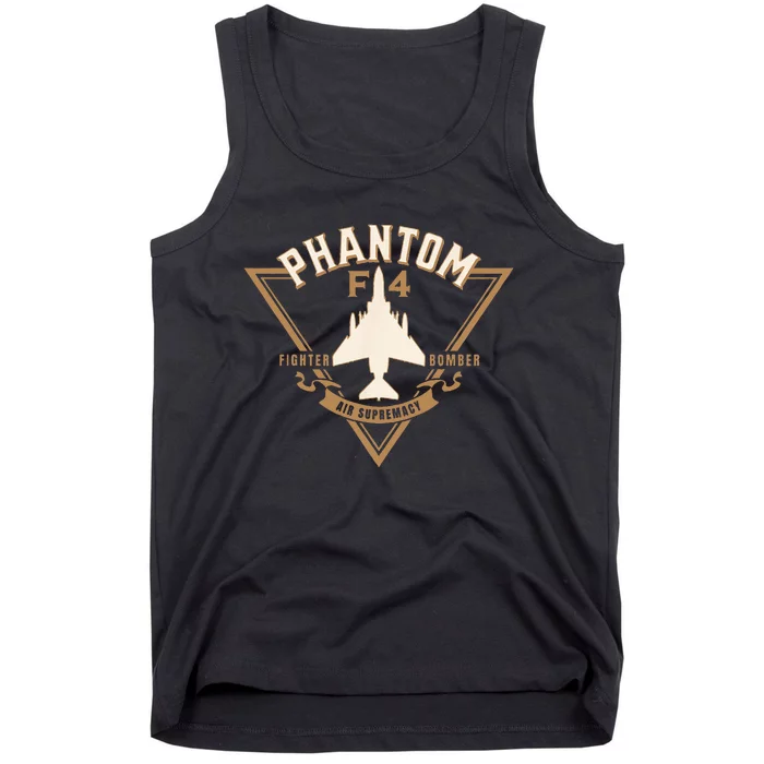 F4 Phantom II Naval Fighter Bomber Jet Interceptor Aircraft Tank Top