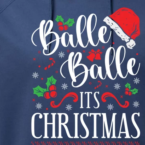 Funny Punjabi Indian Balle Balle ItS Christmas Gift Performance Fleece Hoodie