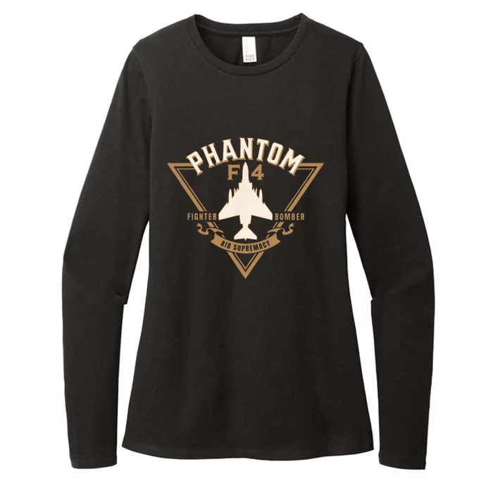 F4 Phantom II Naval Fighter Bomber Jet Interceptor Aircraft Womens CVC Long Sleeve Shirt