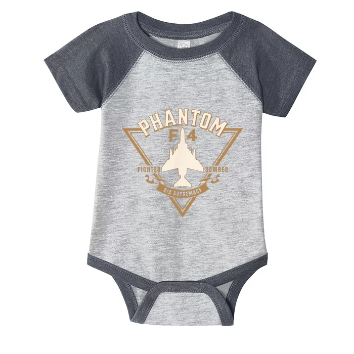 F4 Phantom II Naval Fighter Bomber Jet Interceptor Aircraft Infant Baby Jersey Bodysuit