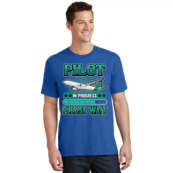 Future Pilot In Progress Aviation Gift T-Shirt