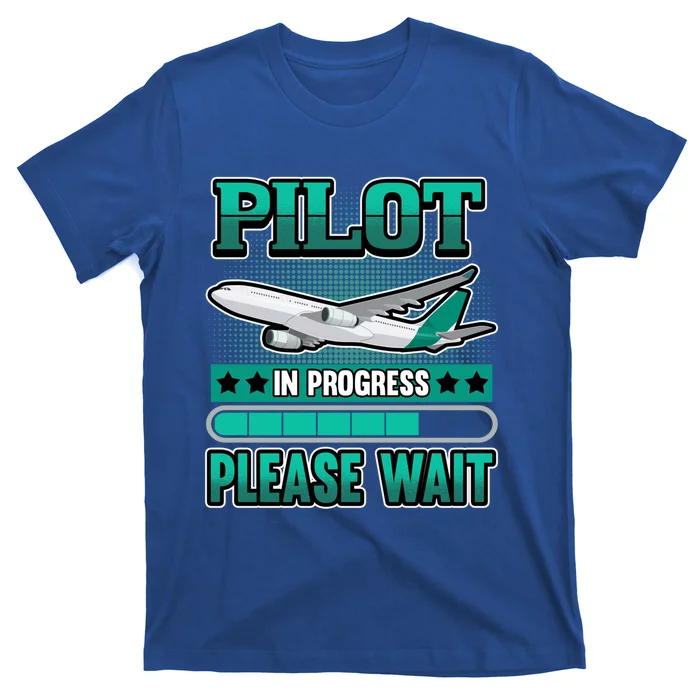 Future Pilot In Progress Aviation Gift T-Shirt