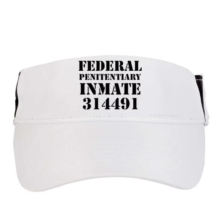 Federal Penitentiary Inmate Funny Halloween Prisoner Costume Adult Drive Performance Visor