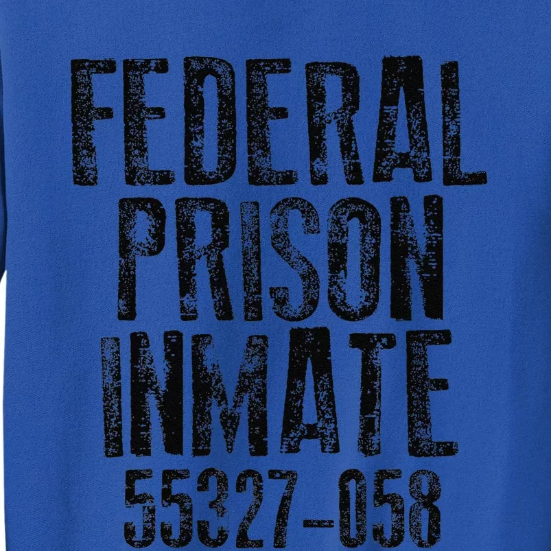 Federal Prison Inmate Jail Halloween Costume Funny Funny Tall Sweatshirt