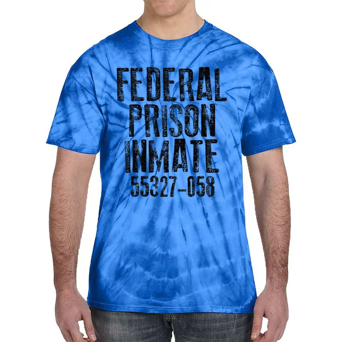 Federal Prison Inmate Jail Halloween Costume Funny Funny Tie-Dye T-Shirt