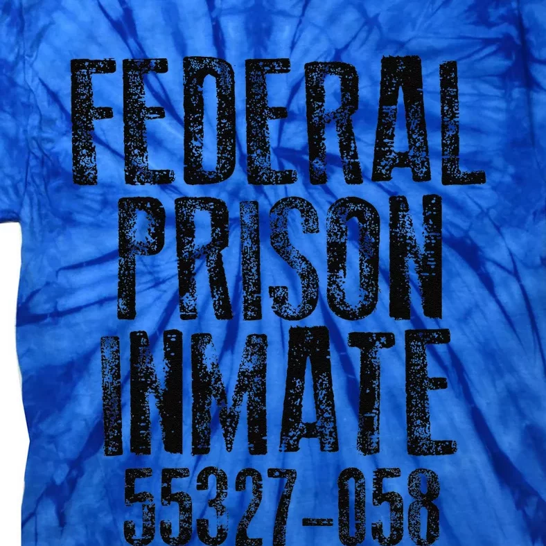 Federal Prison Inmate Jail Halloween Costume Funny Funny Tie-Dye T-Shirt