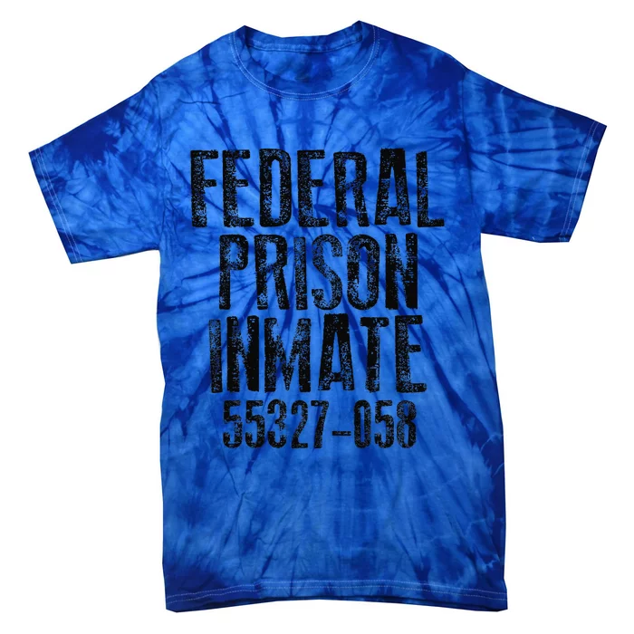 Federal Prison Inmate Jail Halloween Costume Funny Funny Tie-Dye T-Shirt