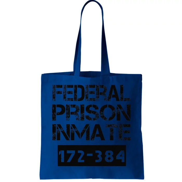 Federal Prison Inmate Jail Halloween Costume Funny Tote Bag