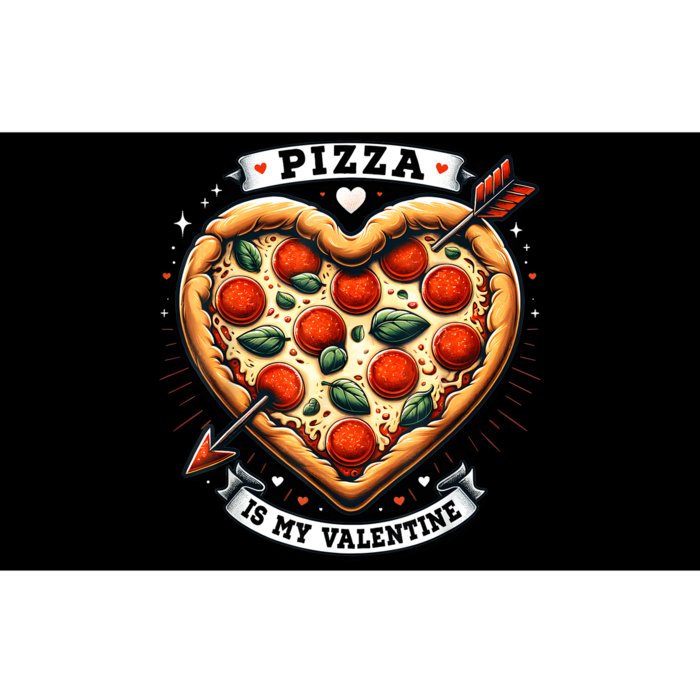 Funny Pizza Is My Valentine Pizza Lover Valentines Day Bumper Sticker