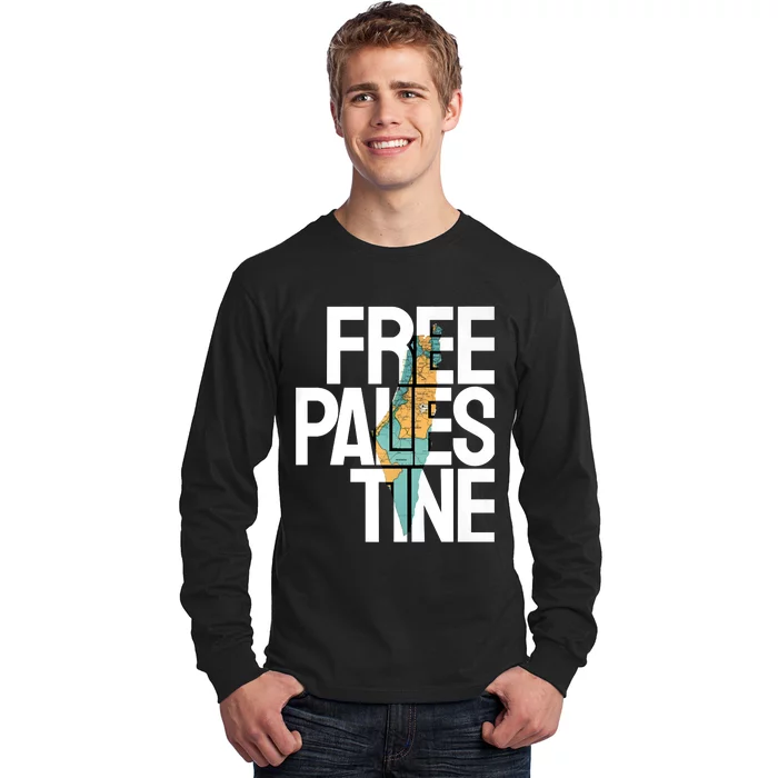 Free Palestine I Stand With Palestine Long Sleeve Shirt