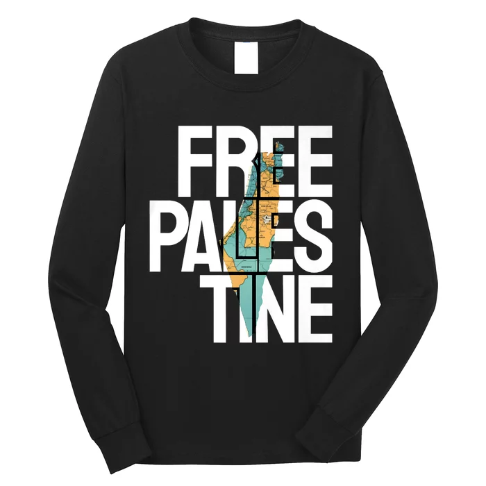 Free Palestine I Stand With Palestine Long Sleeve Shirt