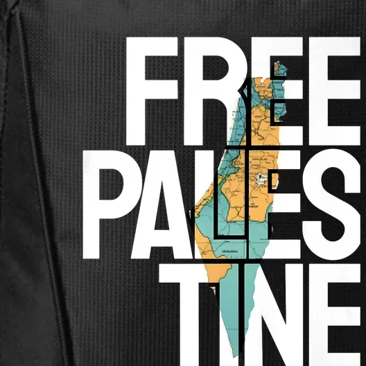 Free Palestine I Stand With Palestine City Backpack