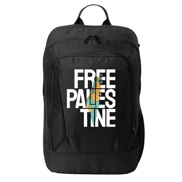 Free Palestine I Stand With Palestine City Backpack