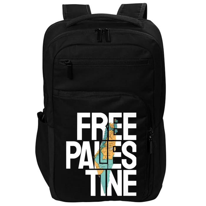 Free Palestine I Stand With Palestine Impact Tech Backpack