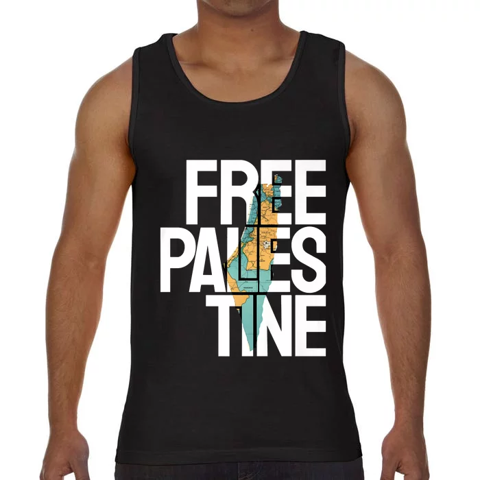 Free Palestine I Stand With Palestine Comfort Colors® Tank Top