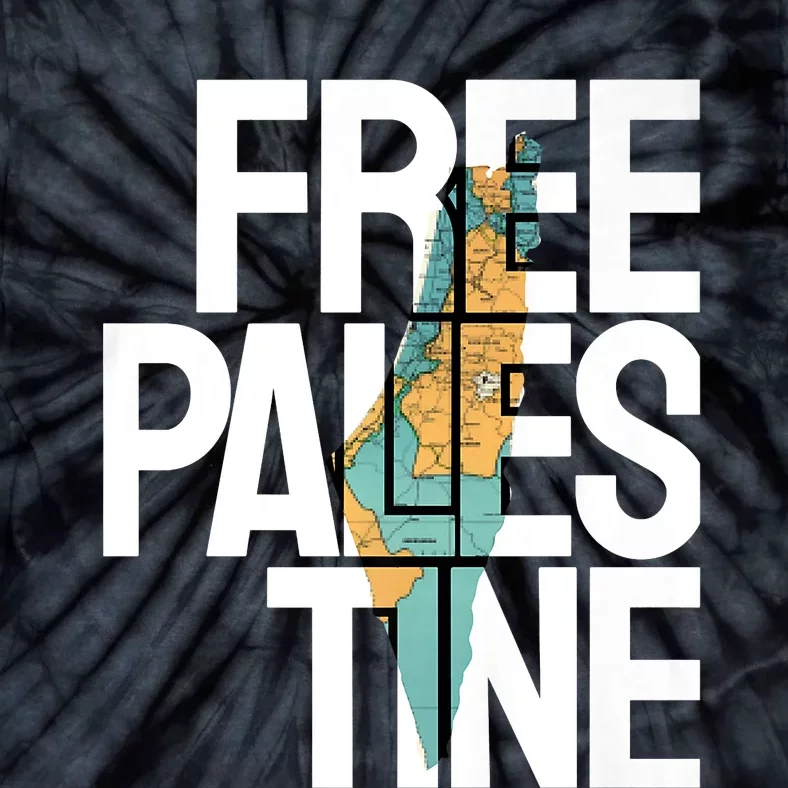 Free Palestine I Stand With Palestine Tie-Dye T-Shirt