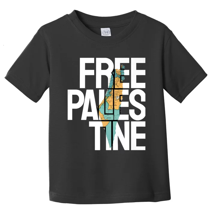 Free Palestine I Stand With Palestine Toddler T-Shirt