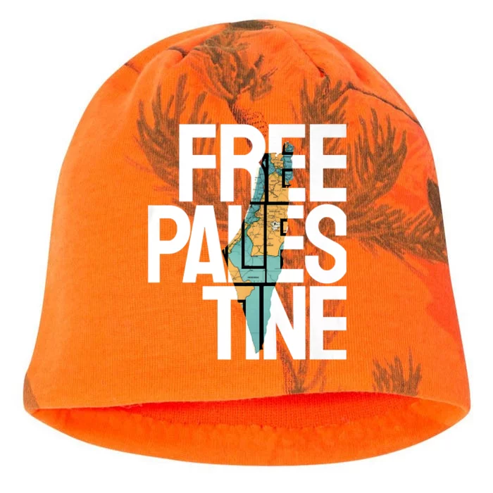 Free Palestine I Stand With Palestine Kati - Camo Knit Beanie