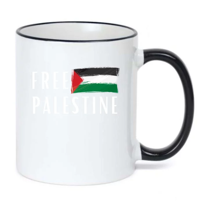 Free Palestine I Support Palestine Freedom Flag Free Gaza Cool Gift Black Color Changing Mug