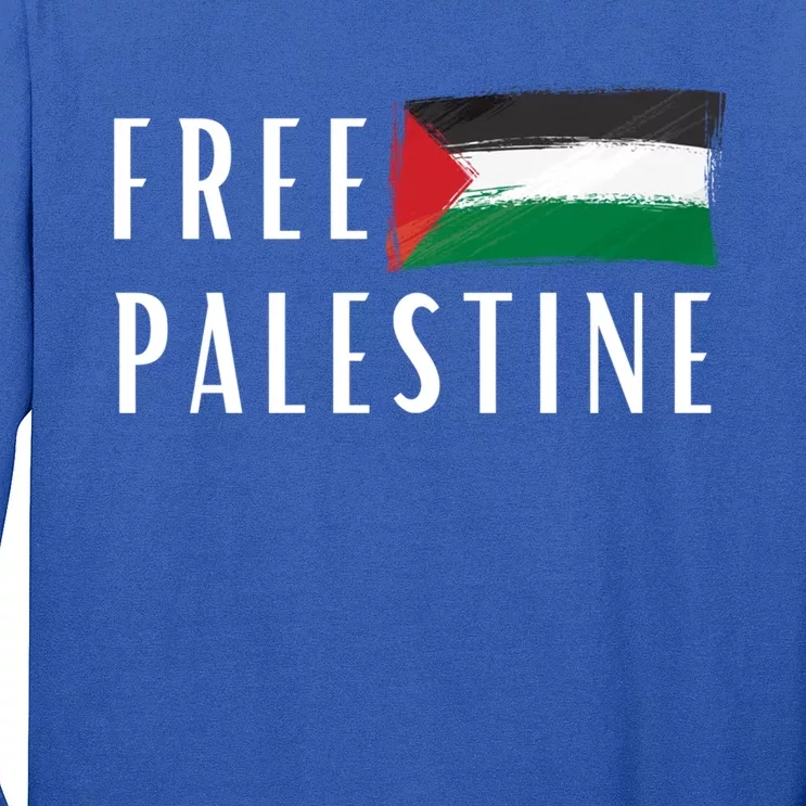 Free Palestine I Support Palestine Freedom Flag Free Gaza Cool Gift Long Sleeve Shirt