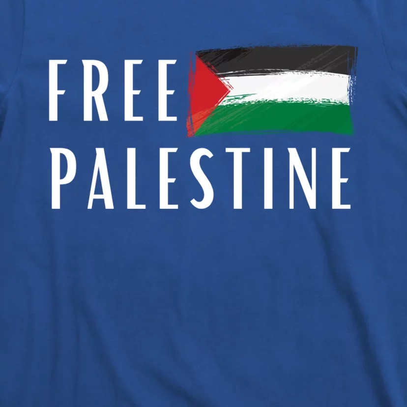 Free Palestine I Support Palestine Freedom Flag Free Gaza Cool Gift T-Shirt